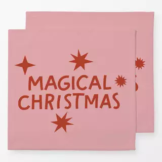 Servietten Magical Christmas Red