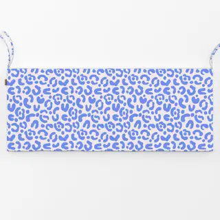 Bankauflage Muster Leo Flower Blau