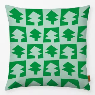 Kissen Christmas Tree Checkerboard