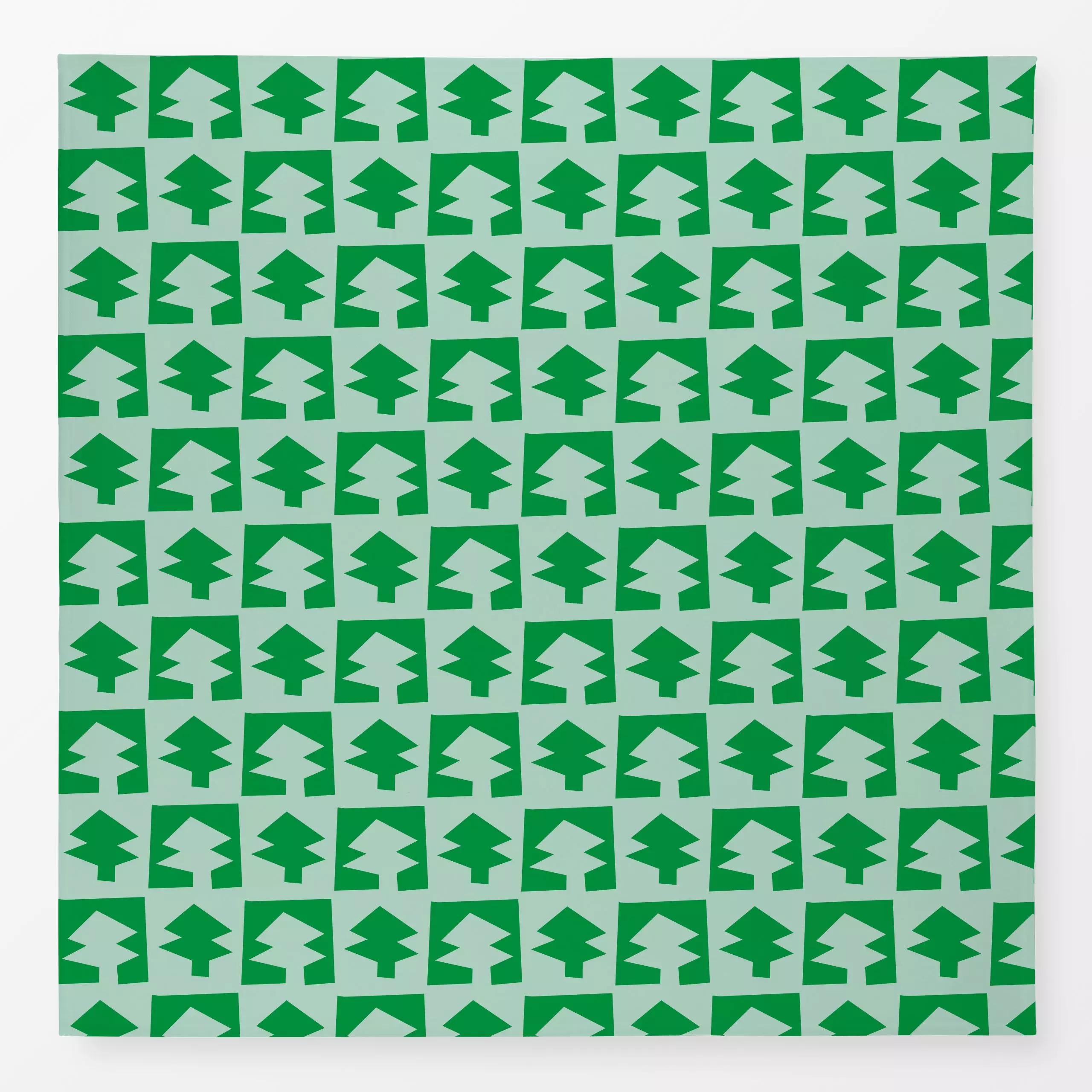 Tischdecke Christmas Tree Checkerboard - Weihnachten, Winter, Symbole & Muster - von „Lisa Jasmin Bauer"; Tanne, Tannenbaum,...