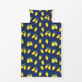 Bettwäsche Lemon Indigo