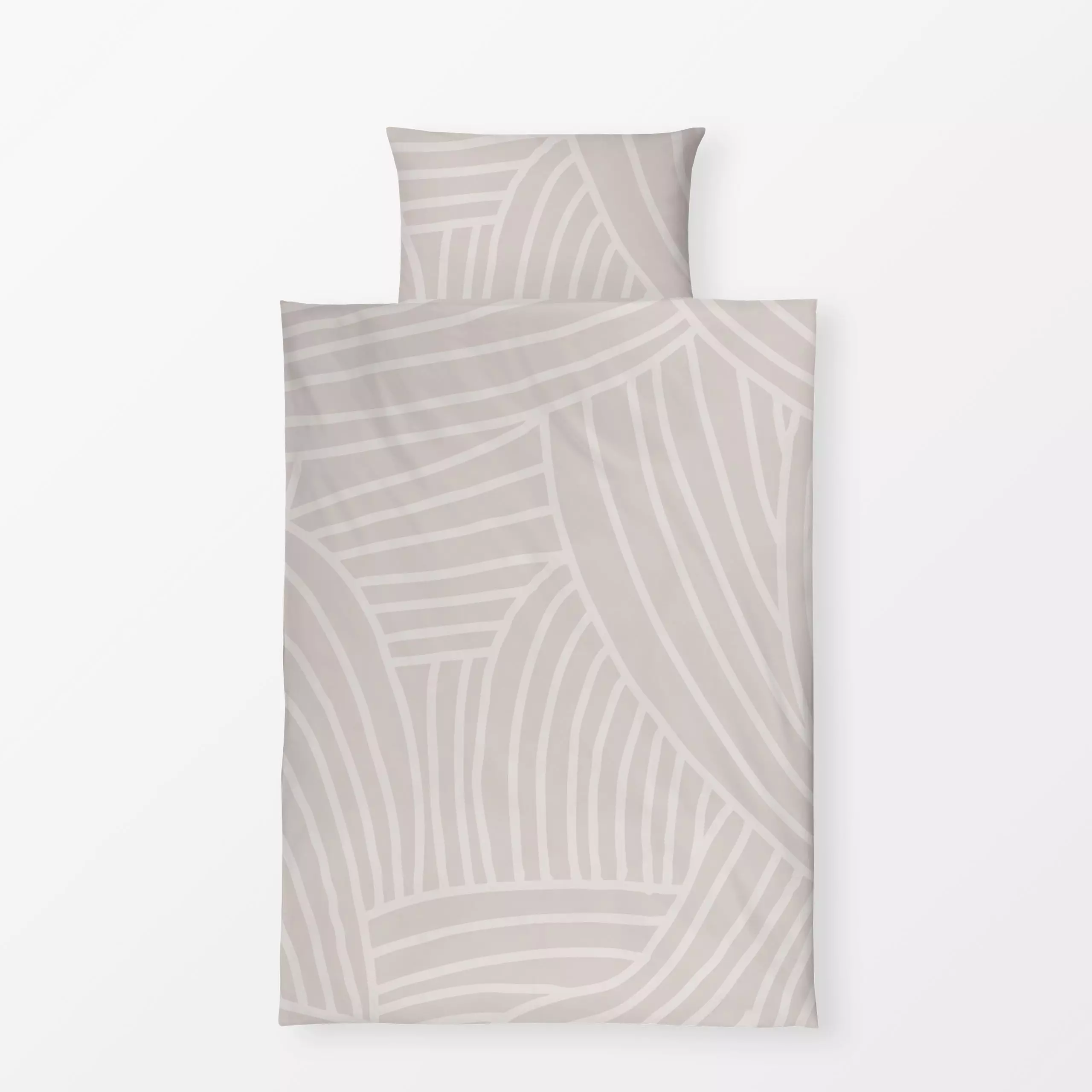 Bettwäsche Stripes and Shapes 2 - Symbole & Muster - von „Mareike Böhmer"; minimal, Linien, abstrakt, Streifen, skandinavisc...