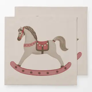 Servietten Schaukelpferd