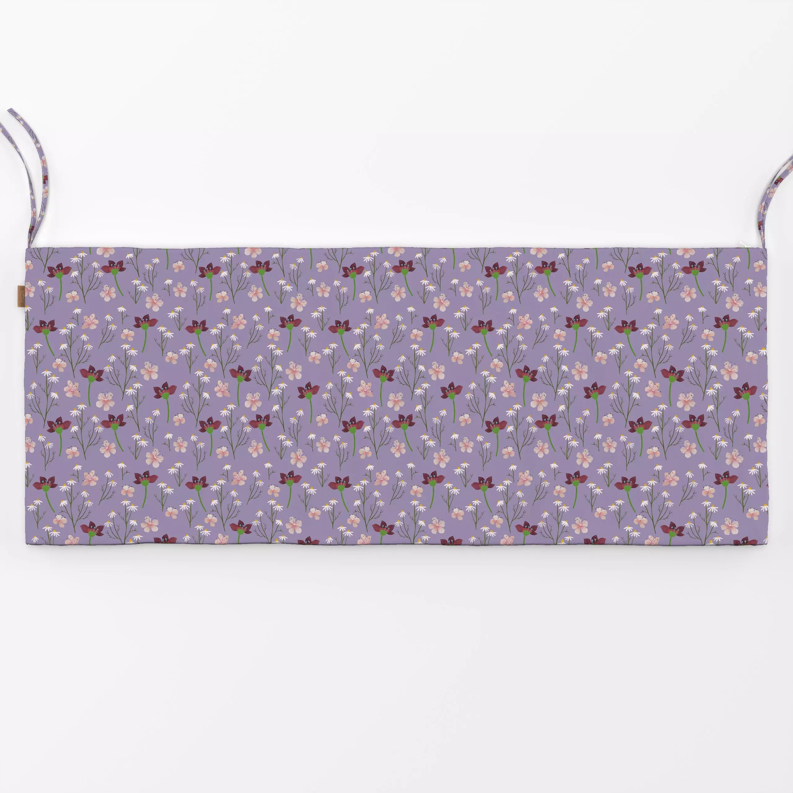 Bankauflage Muster Frühlingsblumen - Blumen & Florales, Frühling, Pflanzen & Botanik - von „Kerstin Ax"; Natur, floral, Frue...