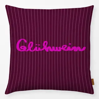 Kissen Glühwein Streifen