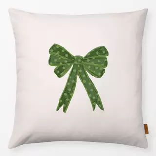 Kissen Schleife grün