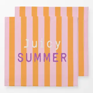 Servietten Juicy Summer pink orange
