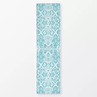 Tischläufer Boho Ikat türkis