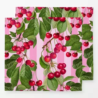 Servietten Summer Cherries Pink