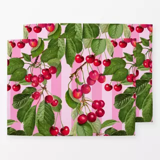 Tischset Summer Cherries Pink
