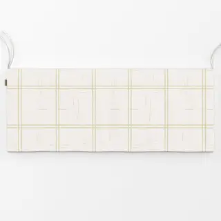 Bankauflage Cottagecore Check Light Green