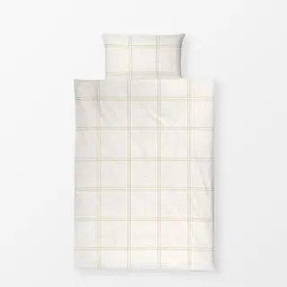 Bettwäsche Cottagecore Check Light Green