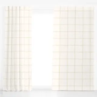 Dekovorhang Cottagecore Check Light Green