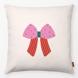 Kissen Schleife Pink