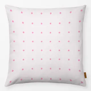 Kissen Polkadots Raster Pink