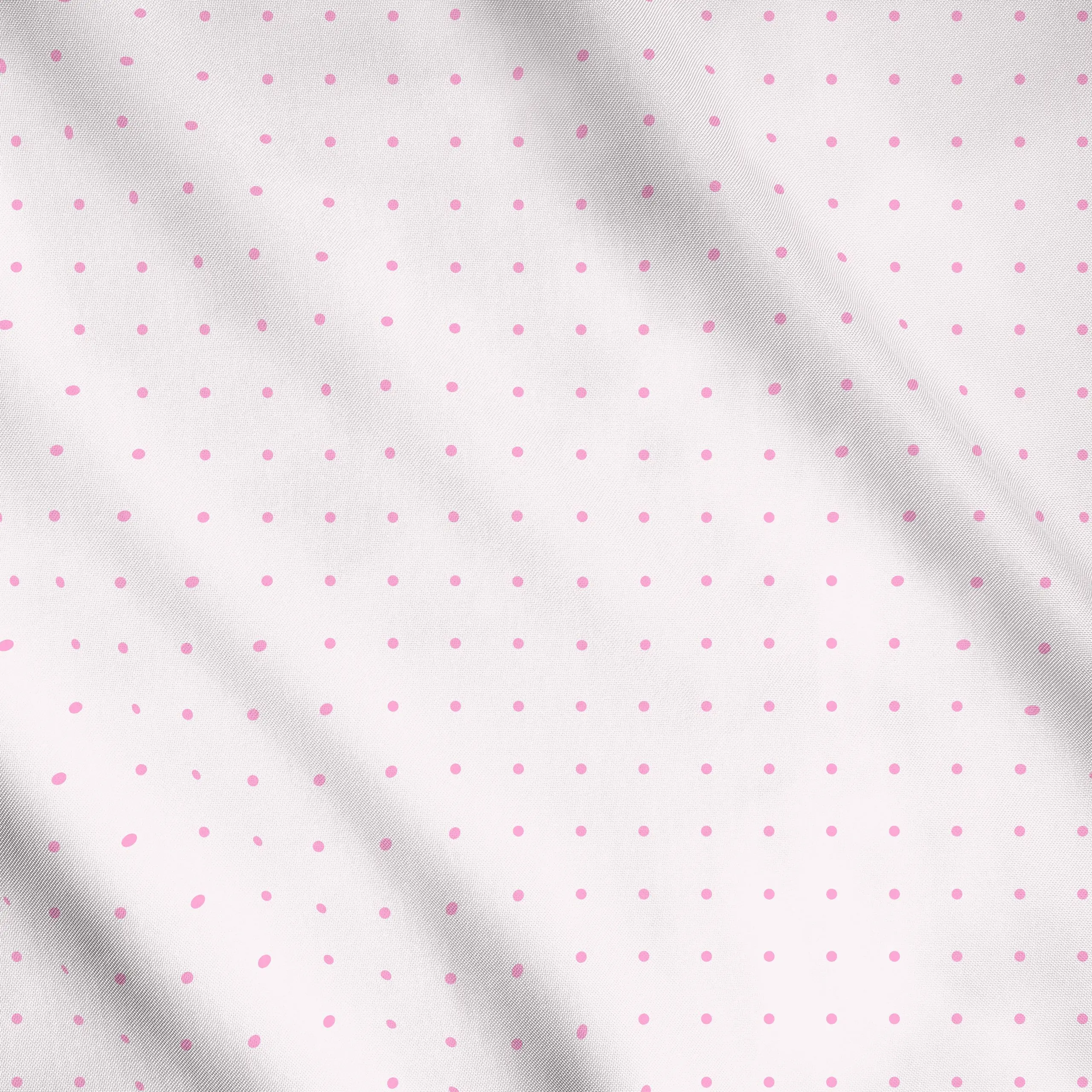 Meterware Polkadots Raster Pink, gemustert, von Sophie Augustin Illustration