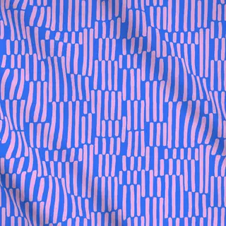 Meterware Pinselstriche rosa blau