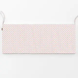 Bankauflage Polkadots Halbversatz Apricot