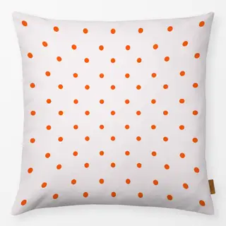 Kissen Polkadots Halbversatz Apricot