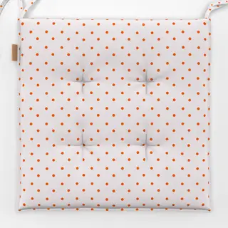 Sitzkissen Polkadots Halbversatz Apricot