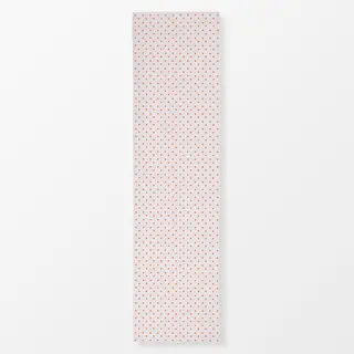 Tischläufer Polkadots Halbversatz Apricot