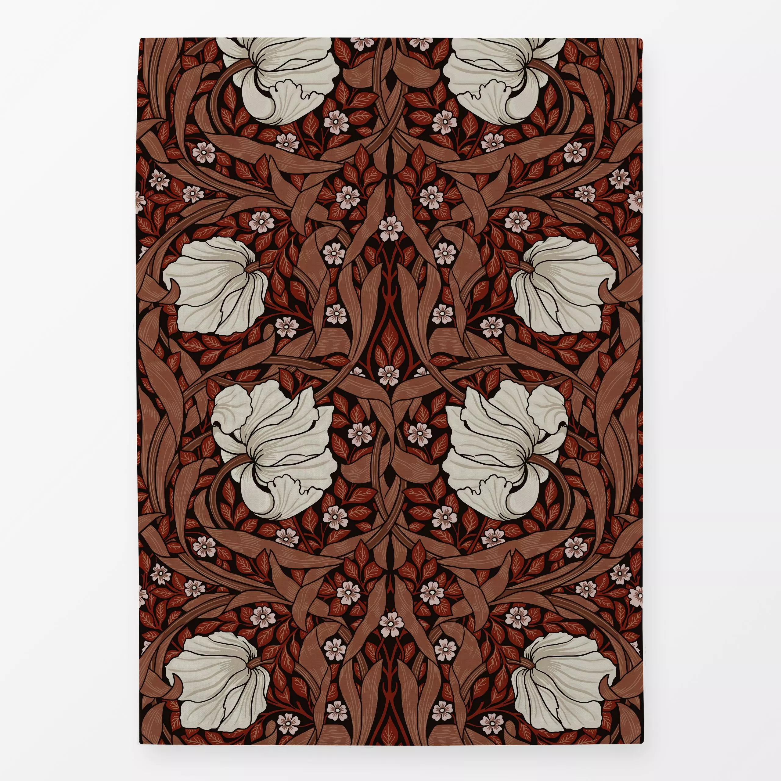Geschirrtücher Mocca Pimpernel -Morris - Symbole & Muster, Pflanzen & Botanik, Retro & Vintage - von „Uta Naumann"; Elegant,...