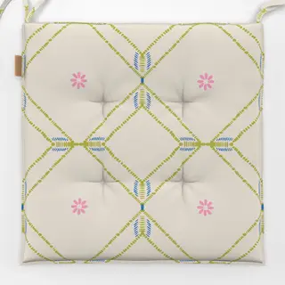Sitzkissen Diamond Floral Tile green