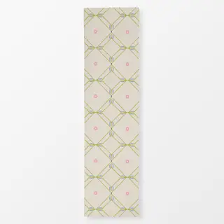 Tischläufer Diamond Floral Tile green