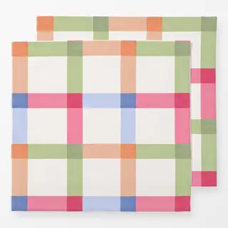 Servietten Hello Spring Karo