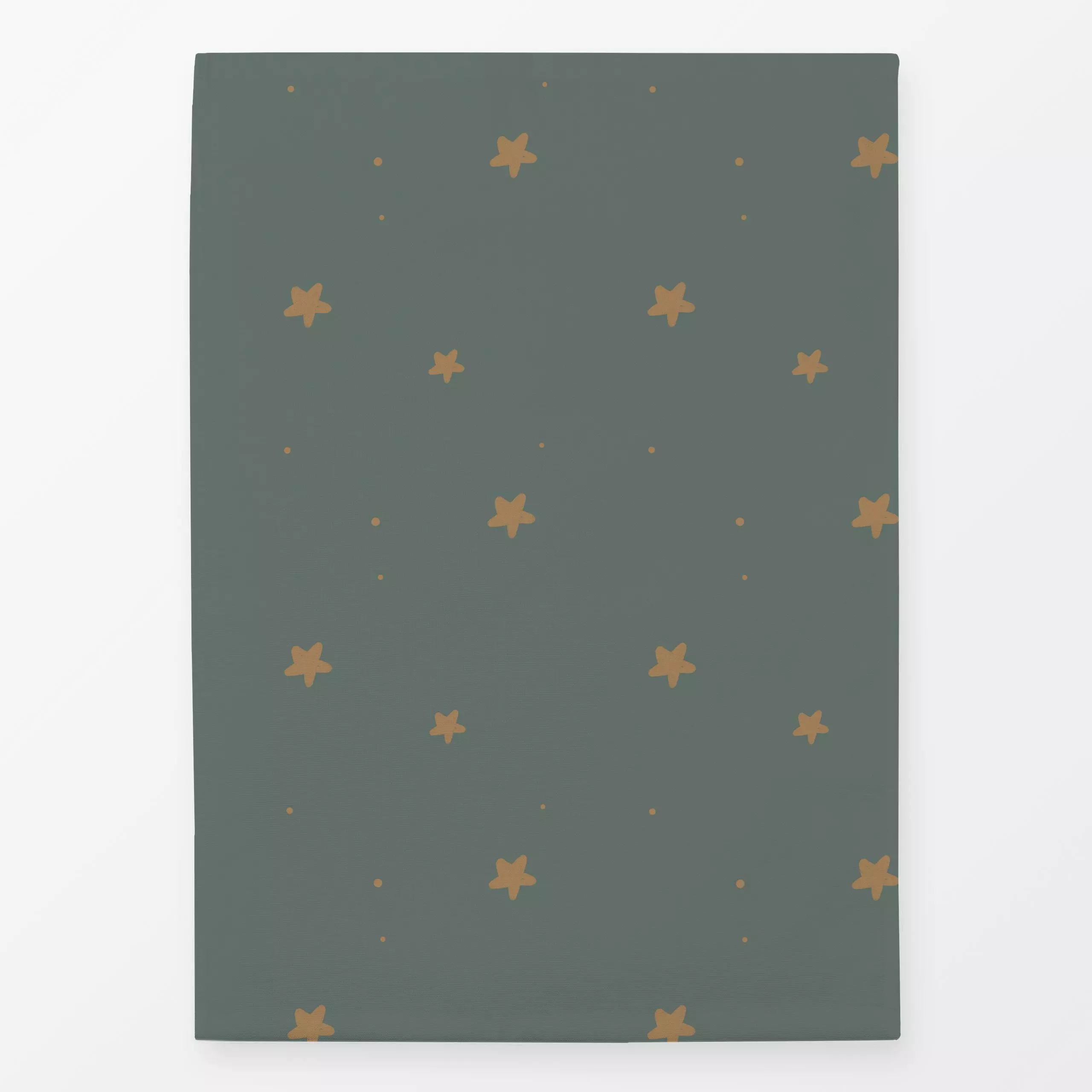 Geschirrtücher Magic Grün mit golden Sternen - Weihnachten, Symbole & Muster - von „Julia Reyelt"; Merry Christmas, Sterne, ...