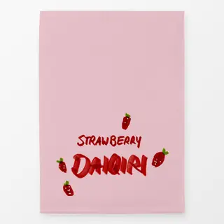Geschirrtücher Daiquiri Typo & Erdbeere