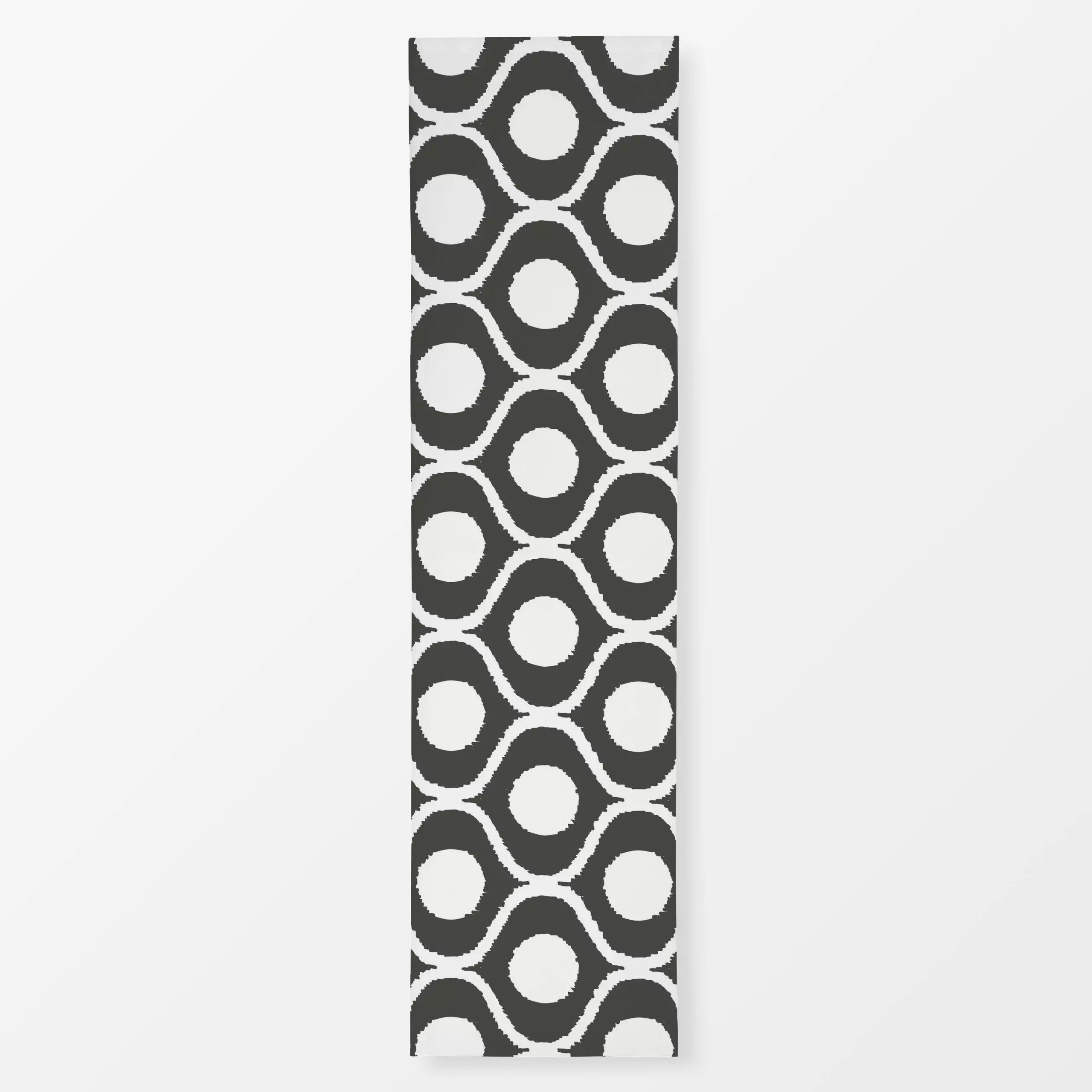 Tischläufer Boho Ikat 2 Black Olive, gemustert, von BOUDOIR BOBO