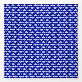 Tischdecke Coastal summer Sardinen blau