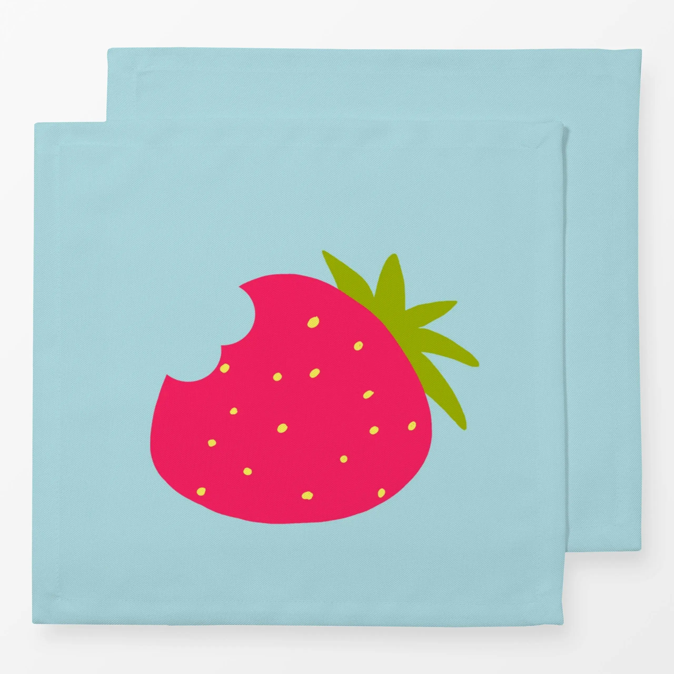 Servietten Lecker Erdbeere - Sommer, Küche, Essen & Trinken, Früchte - von „Julia Reyelt"; Frucht, Obst, Obstsalat, Erdbeere...