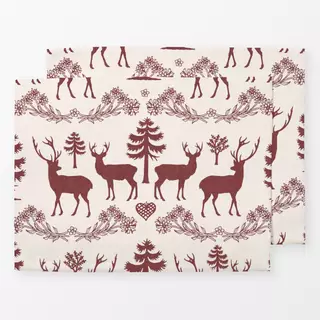 Tischset Alpine Woodland deer I