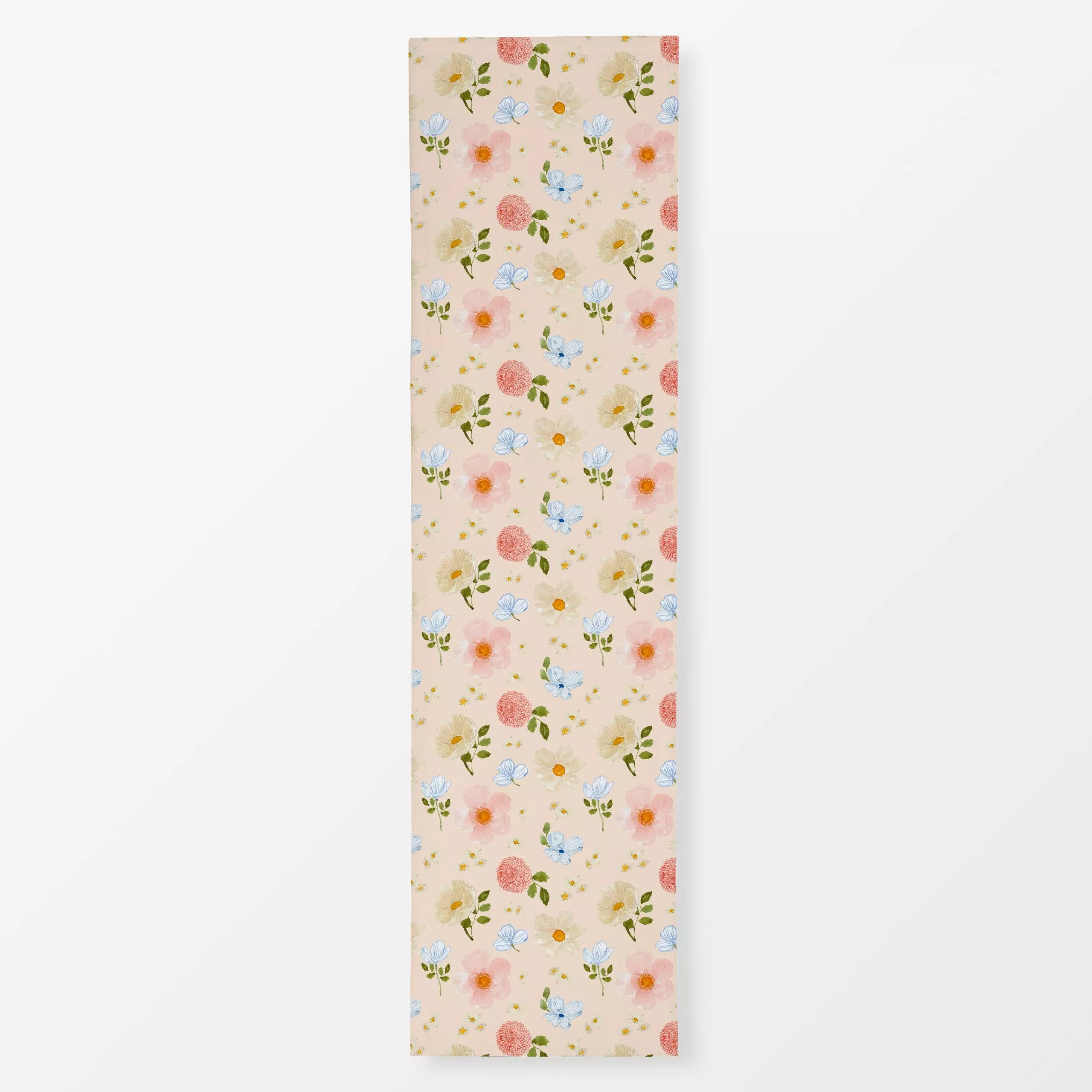 Tischläufer Summer Vibes pastell flowers, Blumen, von Lena Yokota