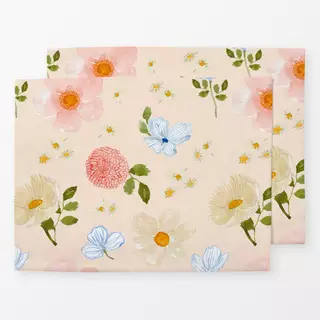 Tischset Summer Vibes pastell flowers