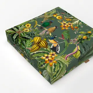 Bodenkissen Exotischer Dschungel grün