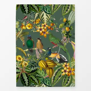 Geschirrtücher Exotischer Dschungel grün