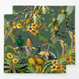 Servietten Exotischer Dschungel grün