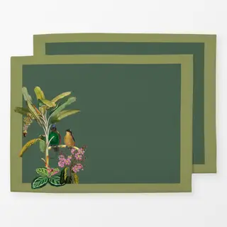 Tischset Exotischer Dschungel grün