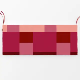 Bankauflage Patchwork Pura-Red