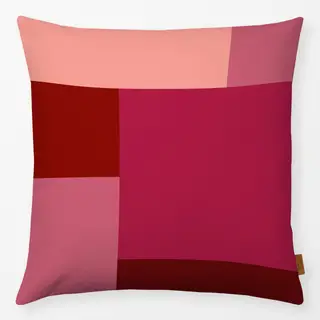 Kissen Patchwork Pura-Red