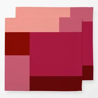Servietten Patchwork Pura-Red