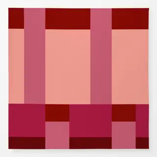 Tischdecke Patchwork Pura-Red