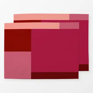 Tischset Patchwork Pura-Red