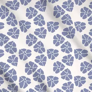Meterware Flourishing blue
