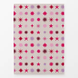 Geschirrtücher Sterne pink rosa