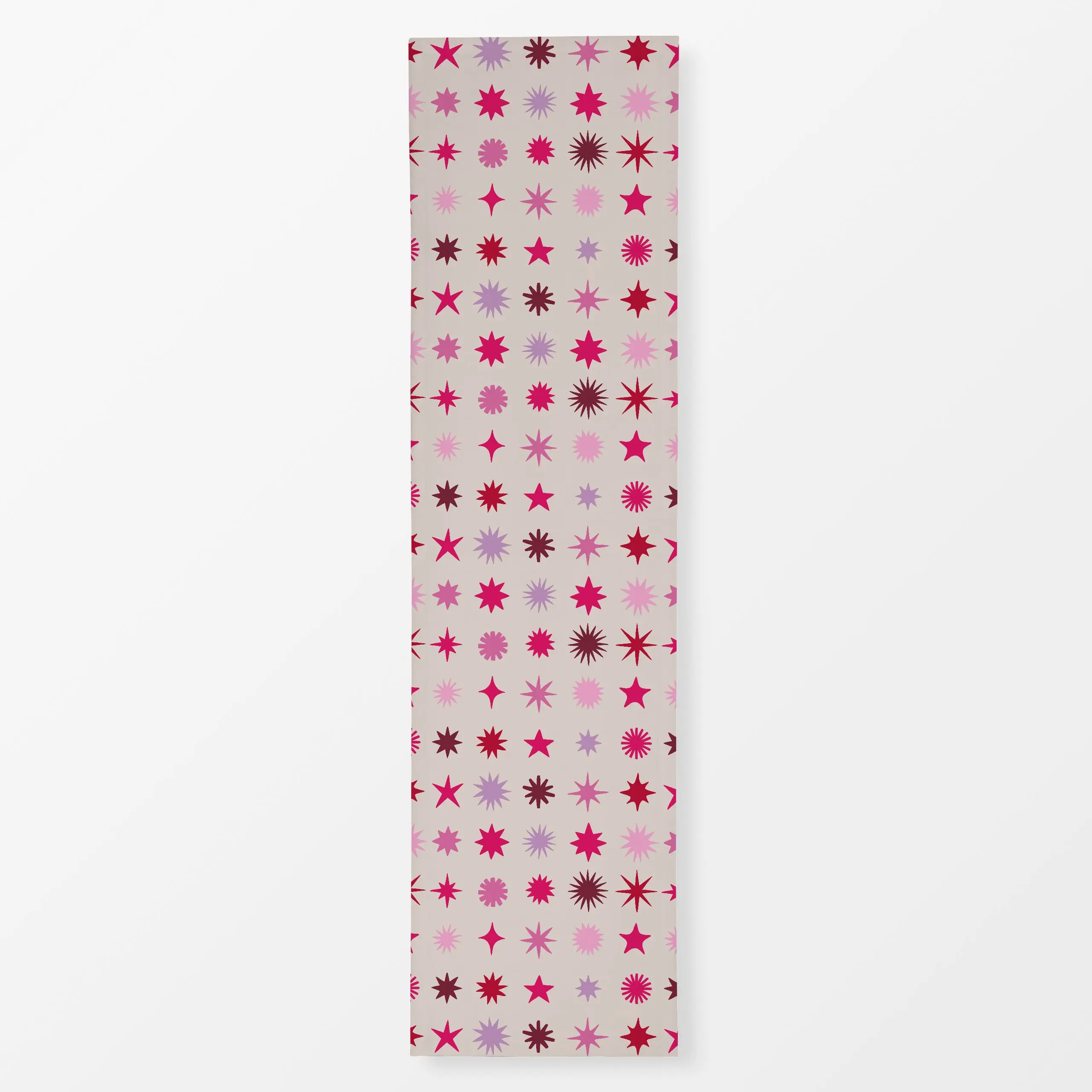 Tischläufer Sterne pink rosa - Weihnachten, Winter - von „Studio Kesse"