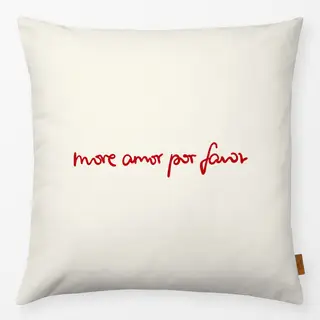 Kissen More Amor Por Favor white